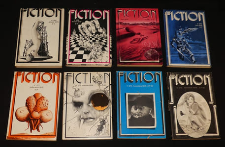 Fiction. L'anthologie vivante de la science-fiction et du fantastique (lot de 8 numéros)