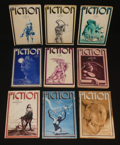 Fiction. L'anthologie vivante de la science-fiction et du fantastique (lot de 9 numéros)