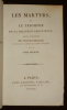 Les Martyrs, ou le triomphe de la religion chrétienne (3 volumes). Chateaubriand Vicomte de