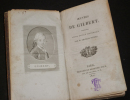 Oeuvres de Gilbert, précédées d'une notice historique par M. Charles Nodier. Gilbert
