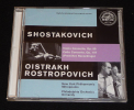 Shostakovitch : Violin Concerto, Op. 99 / Cello Concerto, Op. 107 - Oistrakh & Rostropovich (CD). Shostakovich Dmitri