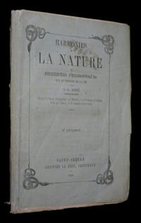 Harmonies de la Nature ou recherches philosophiques sur le principe de la vie (2e livraison)