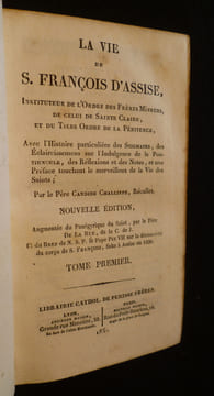 La vie de S. François d'Assise (tome 1). Challippe Candide