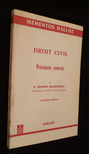 Mémentos Dalloz. Droit civil. Principaux contrats