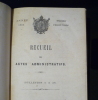 Recueil des actes administratifs, bulletins 1 à 28 (années 1861, département d'Ille-et-Vilaine). Collectif