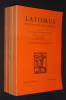 Latomus, Tome 47, Fascicules 1 à 4 (année 1988 complète). Collectif,Renard Marcel