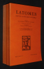 Latomus, Tome 50, Fascicules 1 à 4 (année 1991 complète). Collectif,Deroux Carl