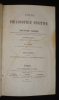 Cours de philosophie positive (Tomes 1 et 2). Comte Auguste