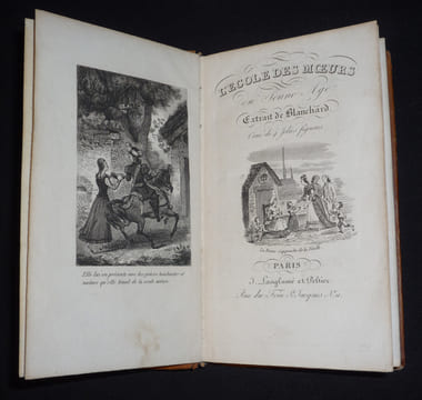 L'Ecole des moeurs du jeune âge, extrait de Blanchard. Blanchard
