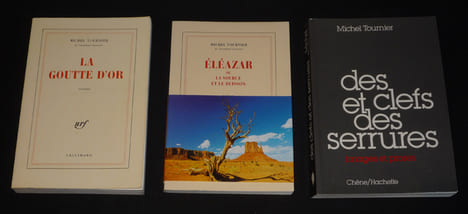Lot de 3 ouvrages de Michel Tournier : La Goutte d'or - Eléazar ou la Source et le buisson - Des clefs et des serrures. Tournier Michel