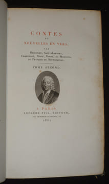 Contes et nouvelles en vers, par Grécourt, Saint-Lambert, Champfort, Piron, Dorat, La Monnoye, et François de Neufchateau (Tome 2). ...