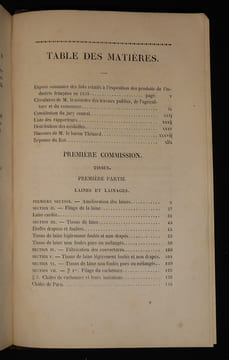 Exposition des produits de l'industrie française en 1839 : Rapport du jury central, Tomes 1 et 3 (2 volumes). Collectif
