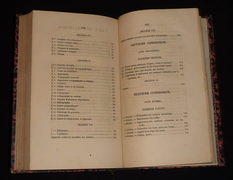 Exposition des produits de l'industrie française en 1839 : Rapport du jury central, Tomes 1 et 3 (2 volumes). Collectif