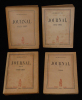 Journal, 1921-1928 (4 volumes). Bos Charles du