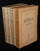 Journal, 1921-1928 (4 volumes). Bos Charles du