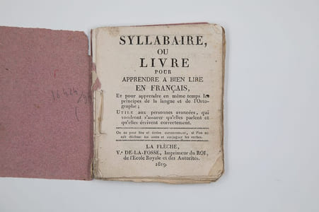Syllabaire ou Livre pour apprendre à bien lire en français