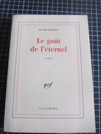 Le goût de l'éternel