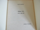 Treize poèmes. BOSQUET, Alain - ROGNET, Richard