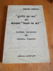 "Griffes au nez" ou donner "have ou art" - écriture inconnue de Charles Fourier. DEBOUT, Simone