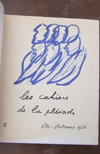 Les Cahiers de la Pléiade n°10
Hommage à Saint-John Perse
