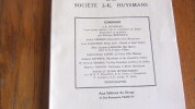 Bulletin de la Société J.- K. Huysmans n°35, 1958. Société J.- K. Huysmans