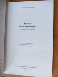Beauvoir intime et politique - La fabrique des Mémoires