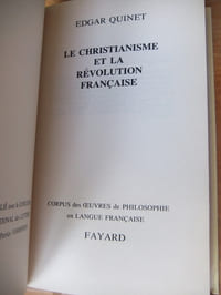Le christianisme et la Révolution française