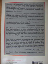 Heidegger's Crisis - Philosophy and Politics in Nazi Germany