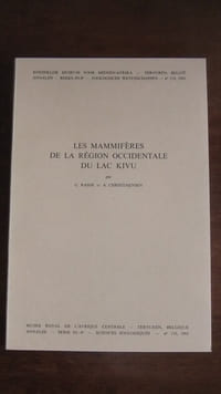 Les mammifères de la région occidentale du lac Kivu