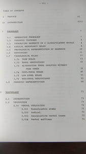 Bukusu, generative phonology and aspects of Bantu structure