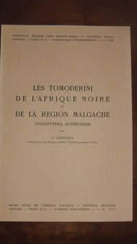 Les Tomoderini de l’Afrique Noire et de la région malgache (Coléoptera, anthicidae)