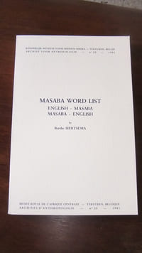Masaba word list
English/Masaba - Masaba/English