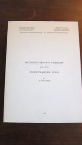 Dictionnaire Logo - Français suivi d’un index Français – Logo