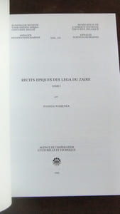 Récits épiques des Lega du Zaïre, complet 2 volumes