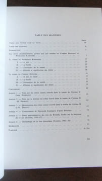 Les tombes du roi Cyirima Rujugira et de la reine-mère Nyirayuhi Kanjogera, description archéologique. VAN NOTEN, Francis L.