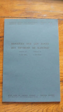 Données sur les Binja des environs de Kasongo. Recueillies par F. VAN RIEL et présentées par G. DE PLAEN