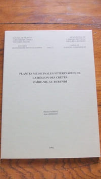 Plantes médicinales vétérinaires de la région des Crêtes Zaïre-Nil au Burundi