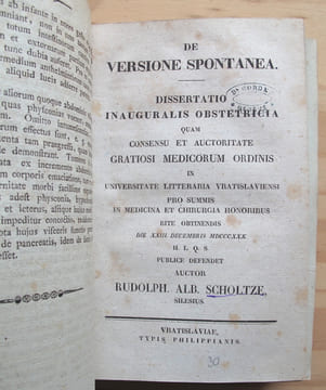Thèses et Mémoires / Obstétrique / 1771 - 1870
. COLLECTIF