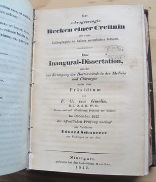 Thèses et Mémoires / Obstétrique / 1771 - 1870
. COLLECTIF