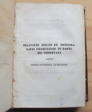Thèses et Mémoires / Obstétrique / 1771 - 1870
. COLLECTIF