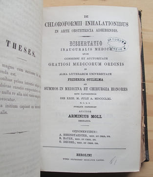 Thèses et Mémoires / Obstétrique / 1771 - 1870
. COLLECTIF