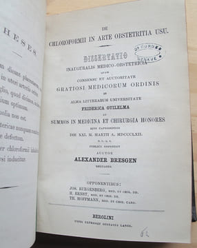 Thèses et Mémoires / Obstétrique / 1771 - 1870
. COLLECTIF