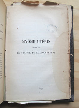 Thèses et Mémoires / Obstétrique / 1771 - 1870
. COLLECTIF