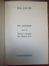 Art poétique