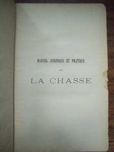 Manuel de la chasse