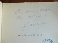 Trois crimes rituels