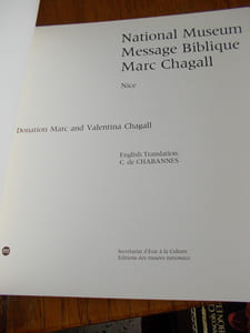 Marc Chagall - Musée national - Message biblique - Nice