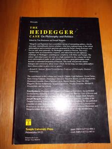 The Heidegger case - On Philosophy and Politics