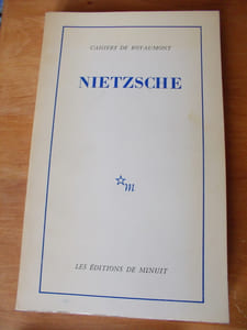 Nietzsche - Cahiers de Royaumont