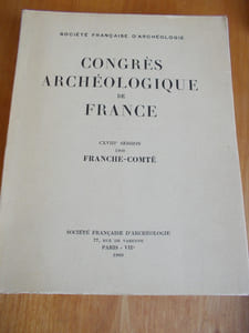 Congrès archéologique de France - Franche-Comté